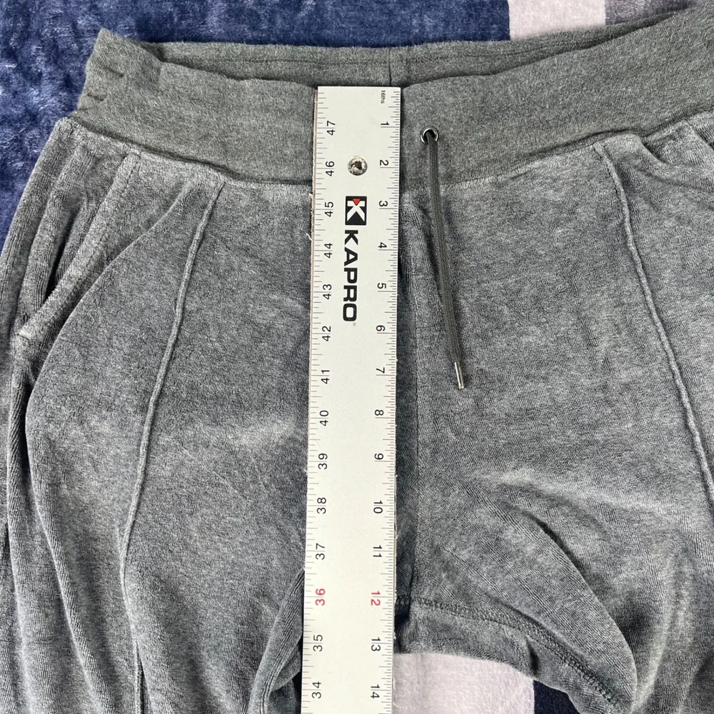 Polo Ralph Lauren‎ Mens Gray Velour Jogger Pant Sweatpants Medium Gray Heather